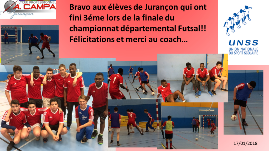 UNSS Futsal – 17/01/2018