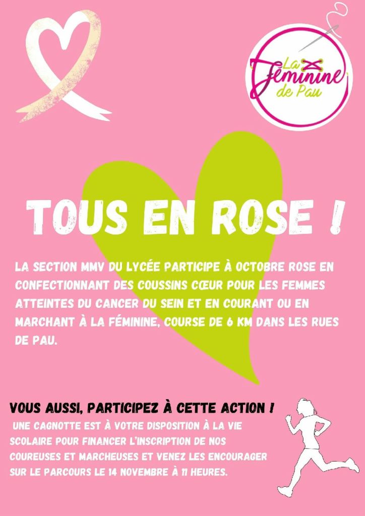 Projet « Octobre rose » par les 2ndes MMV