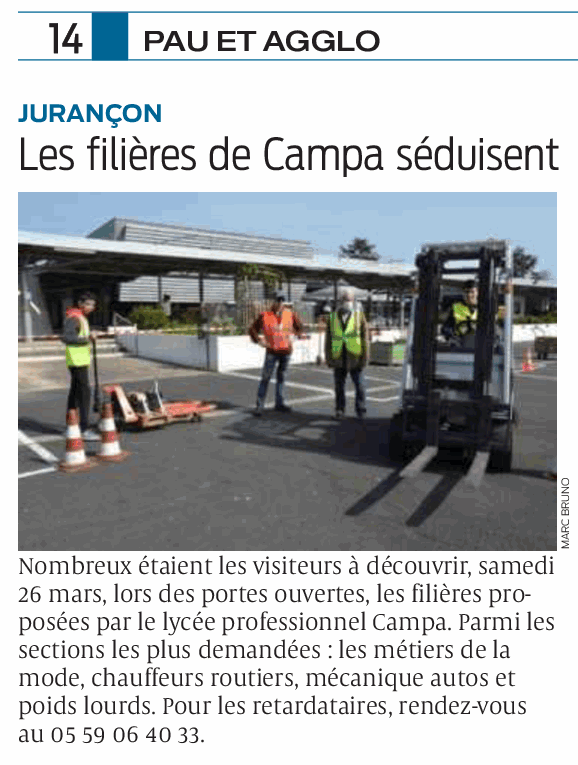 Les filières de Campa séduisent