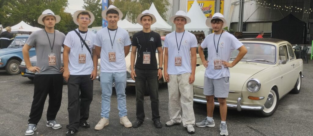 Le lycée André Campa au Pau Rétro Show 🚗